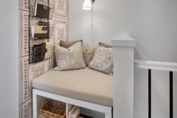 Virginia townhome reading nook in Rosewood