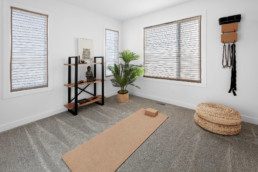 Yoga Room in The Grahame Showhome in Rosewood Edmonton