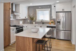 Virginia townhome kitchen